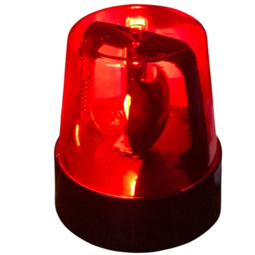 LITE F/X Red Rotating Beacon Lite Warning Lite Party Lite Strobe Lite Cop Lite